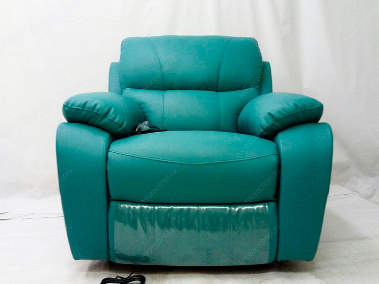 Кресло для наращивания ресниц Милан в экокоже Spirit Teal