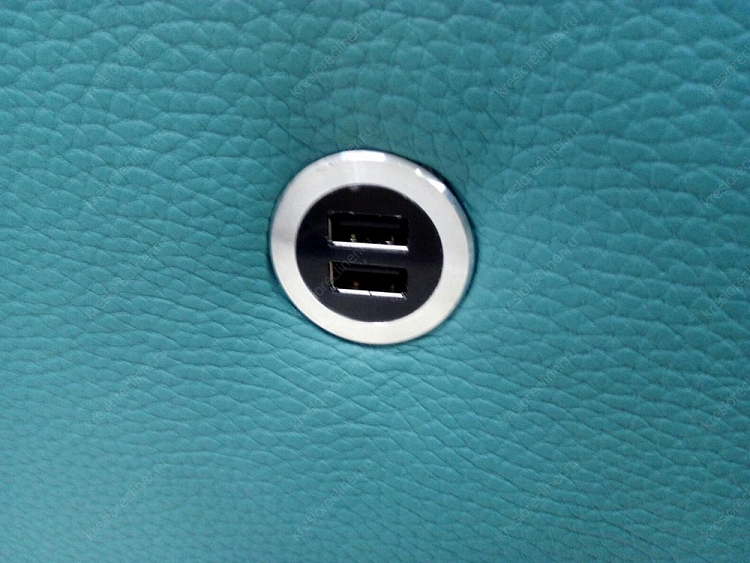 Кресло для наращивания ресниц Милан в экокоже Spirit Teal + опция