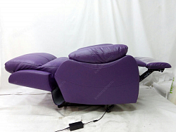Кресло для наращивания ресниц Милан в экокоже Carnaval Plum