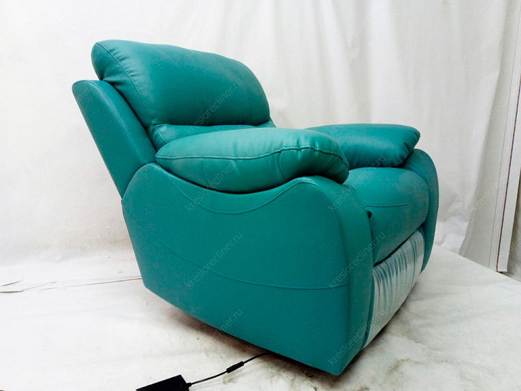 Кресло для наращивания ресниц Милан в экокоже Spirit Teal