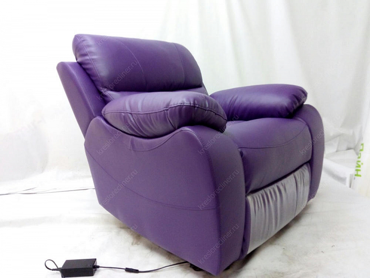 Кресло для наращивания ресниц Милан в экокоже Carnaval Plum